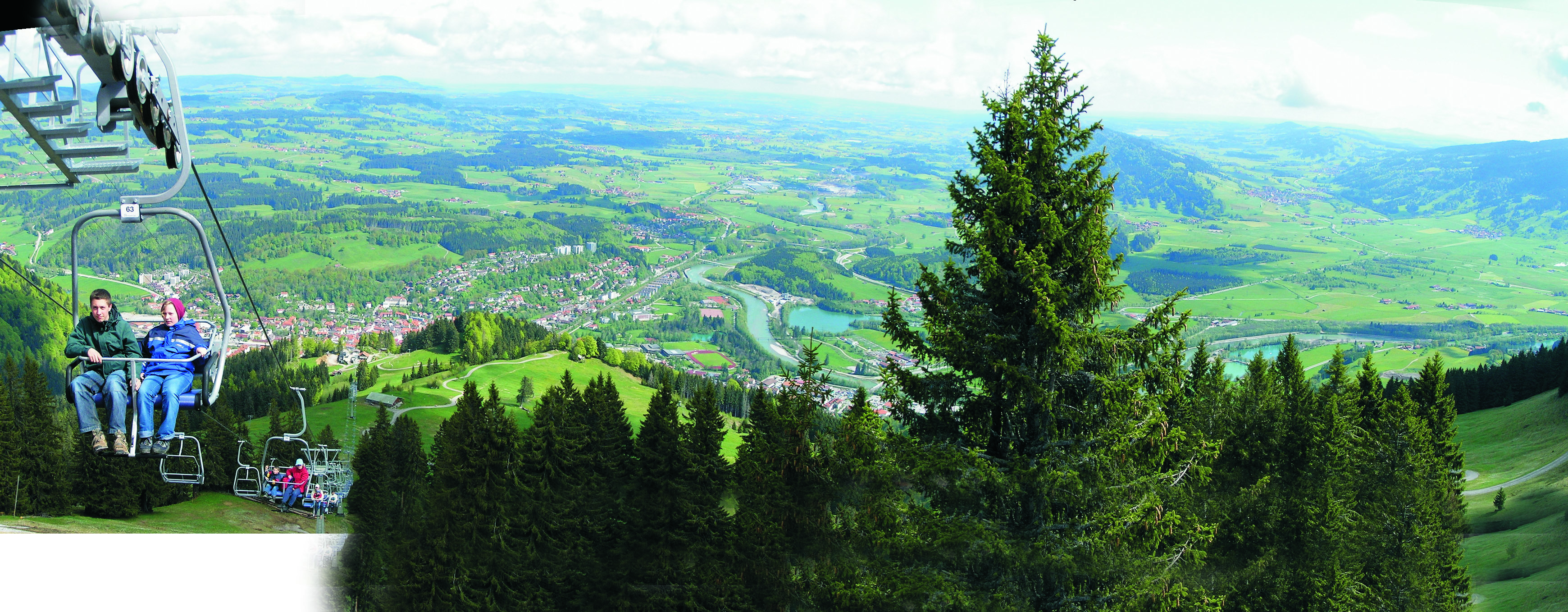 Mittagbahn Blick nach Immenstadt Mittagbahn Blick nach Immenstadt