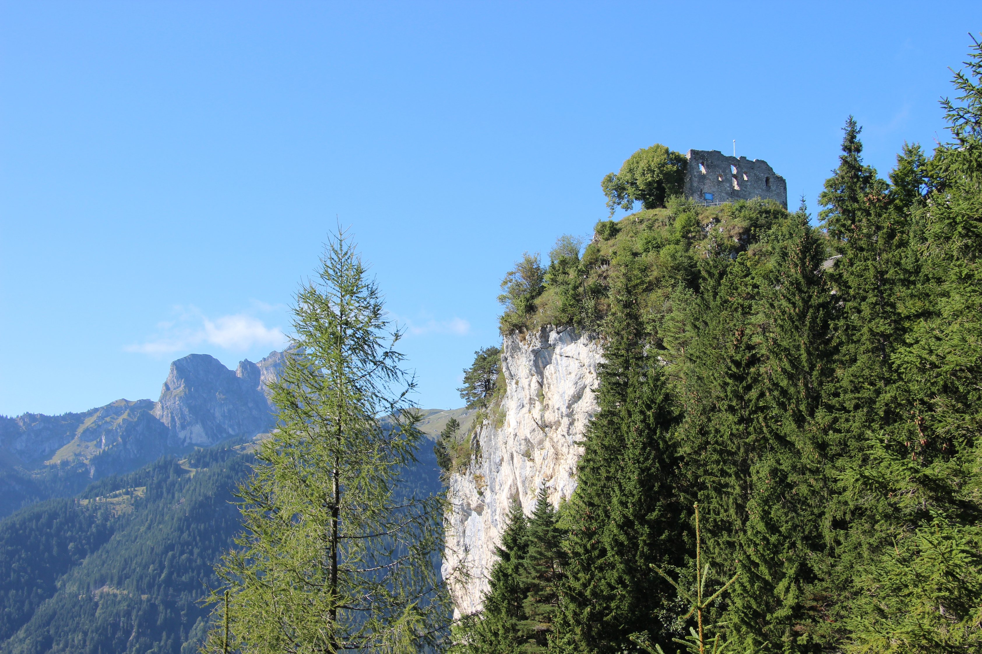 Burgruine Falkenstein Bergsicht Burgruine Falkenstein Bergsicht