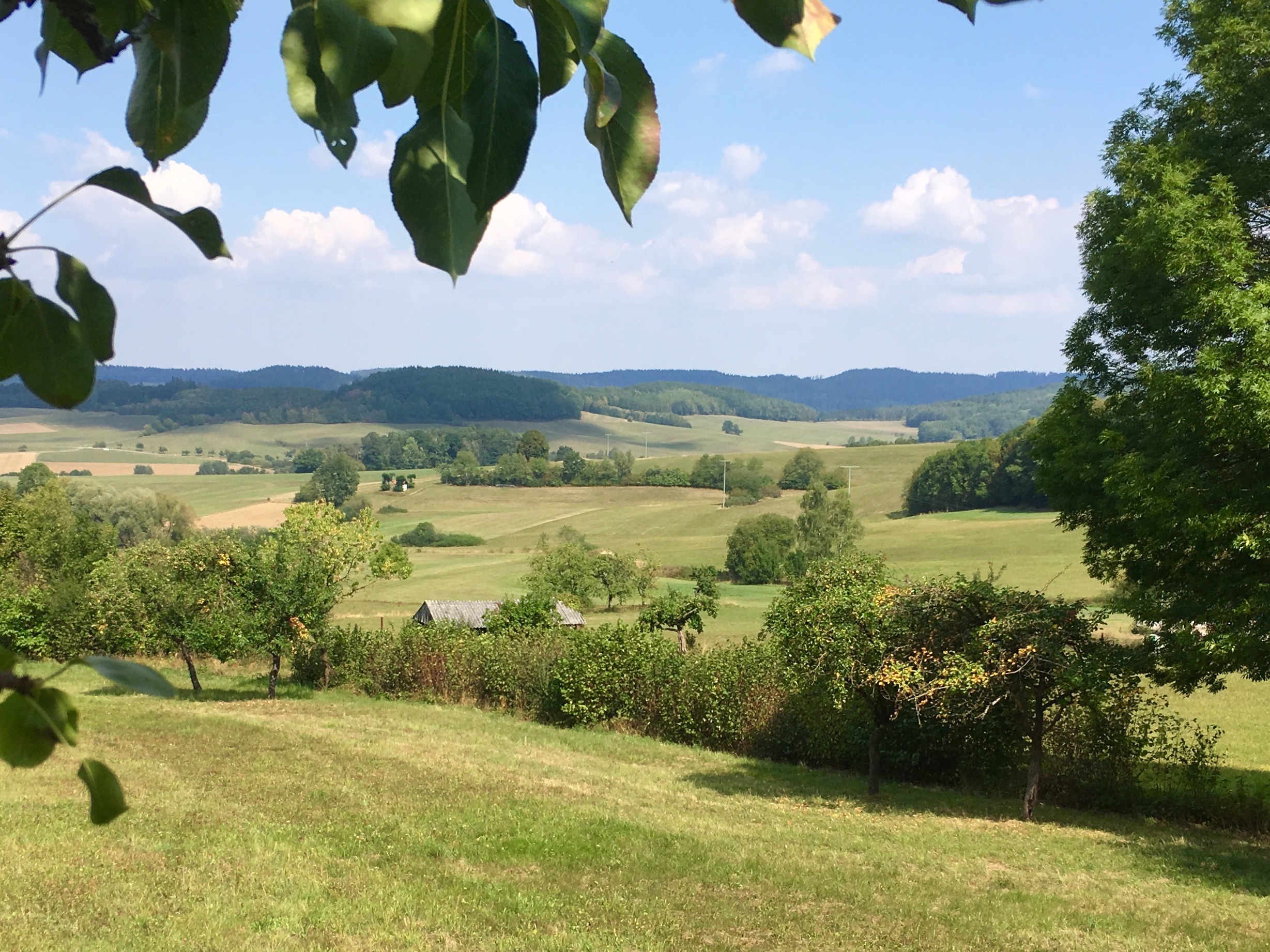 Blick ins Tal vom Stellplatz aus Blick ins Tal vom Stellplatz aus