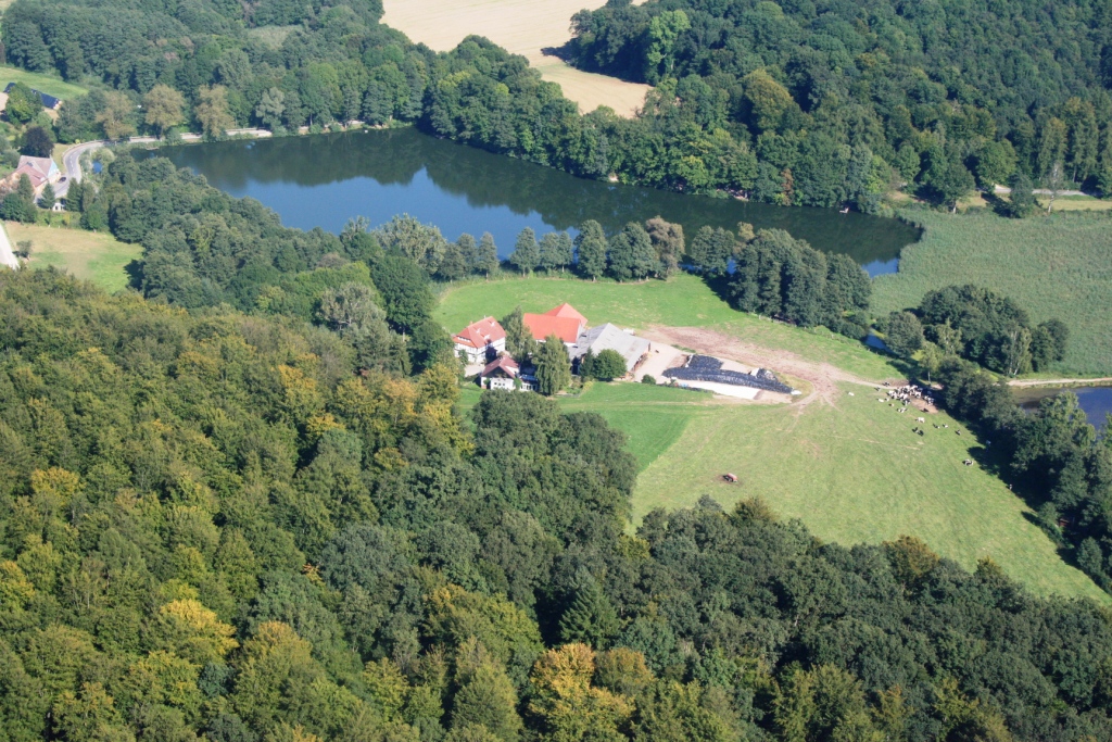 Luftansicht vom Hof Luftansicht vom Hof